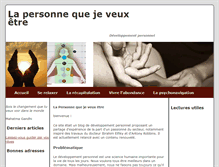 Tablet Screenshot of la-personne-que-je-veux-etre.com